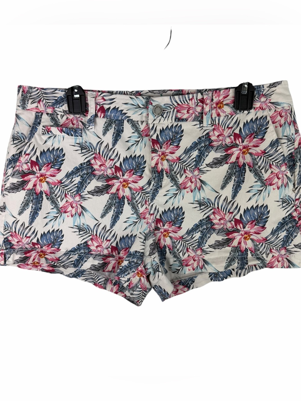 Market & Spruce | White Pink Blue Floral Shorts